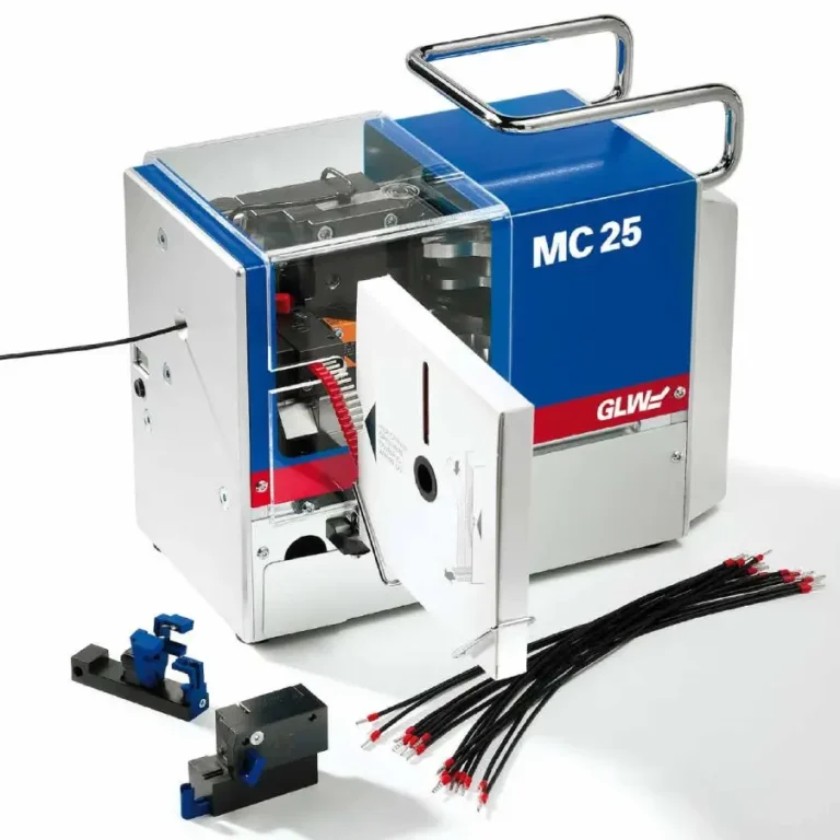 Glw Mc25 Automate De Dénudage Et Pose D'embouts à Collerette Conditionnés En Bande, Tableautiers, Armoires électriques, Faisceaux, Artosfrance